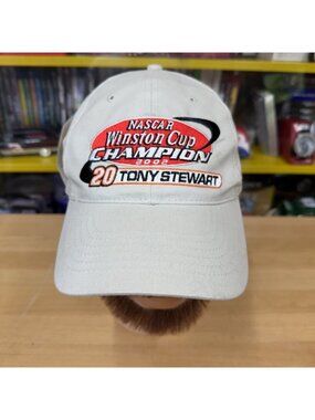 NASCAR Winston Cup Racing Champion 2002 #20 Tony Stewart Hat Cap w/tag